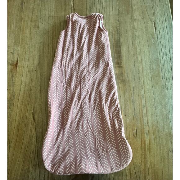 Kyte Baby Sleep Bag in Dusty Rose Herringbone 1.0 - Size M - Picture 2 of 5